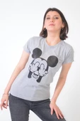 Bisiklet Yaka Baskılı T-Shirt 8735 thumbnail 5