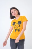 Bisiklet Yaka Baskılı T-Shirt 8735 thumbnail 1