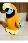 Oturan Sevimli Papağan dev boy Peluş Oyuncak 37 cm thumbnail 4