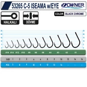 Owner 53265 C-5 Carp Iseama w/Eye Olta İğnesi thumbnail 2