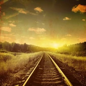 Tren Rayları - Kanvas Tablo thumbnail 1