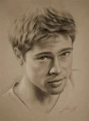 Brad Pitt - Kanvas Tablo thumbnail 2