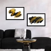 Gold Black Çerçeveli Poster Seti thumbnail 1