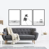 Beach Cottage Çerçeveli Poster Seti thumbnail 1