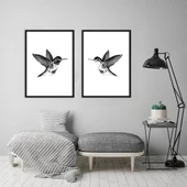Bird Çerçeveli Poster Seti thumbnail 1