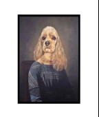 American Cocker Spaniel Çerçeveli Poster thumbnail 1
