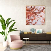 Spring Leaves - Yağlı Boya Dokulu Tablo thumbnail 1