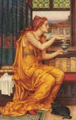 Evelyn De Morgan Aşk İksiri Kanvas Tablo thumbnail 2
