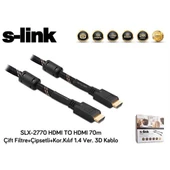S-link SLX-2770 Full HD 70 m HDMI Kablo thumbnail 3