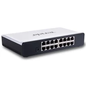 S16 16 Port 10-100 Mbps Switch Plastik Kasa thumbnail 2