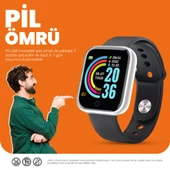 Moodix WE23K13B Akıllı Saat Gri-Siyah thumbnail 6