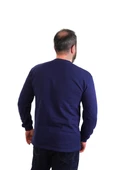 ESER - Bisiklet Yaka Sweatshirt - Cepli - Lacivert thumbnail 2