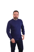 ESER - Bisiklet Yaka Sweatshirt - Cepli - Lacivert thumbnail 1