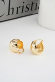 Kadın Vip Seri 1.8 cm Oval Model Küpe thumbnail 1