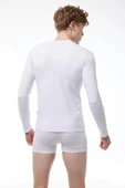 Malabadi 059 Erkek V Yaka Uzun Kol Likralı Modal Body thumbnail 6