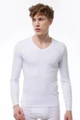 Malabadi 059 Erkek V Yaka Uzun Kol Likralı Modal Body thumbnail 7