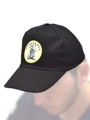Nart Sosruko Baskılı Siyah Şapka thumbnail 5