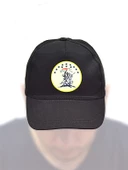 Nart Sosruko Baskılı Siyah Şapka thumbnail 3