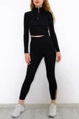 Baskılı Oversize T-shirt - Siyah thumbnail 1