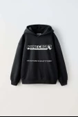 ERKEK ÇOCUK MINECRAFT MODELLİ PAMUK KAPŞONLU SWEAT thumbnail 7
