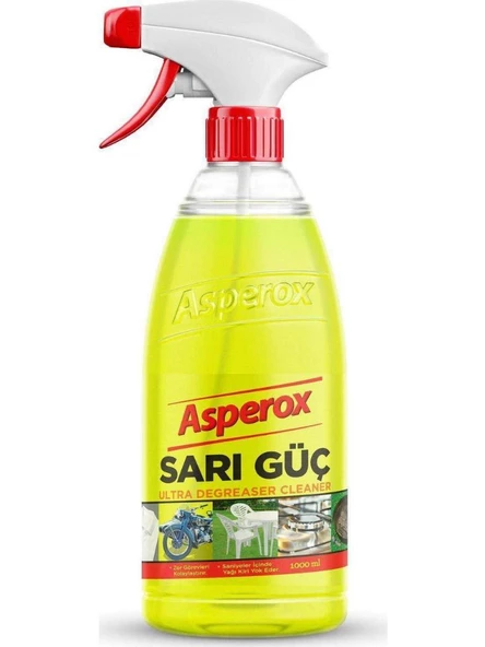 Asperox 12x1000 ml Sarı Güç Ultra Yağ Çözücü ürün görseli 1