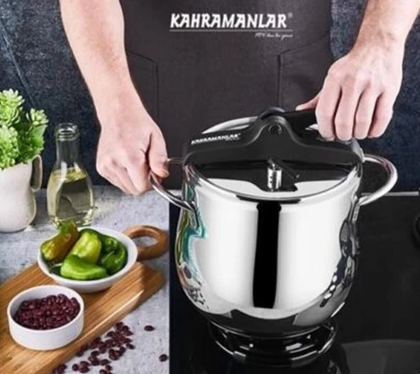 Kahraman KAH 2133-S Platin Güveç Düdüklü Tencere 9 LT ürün görseli 1