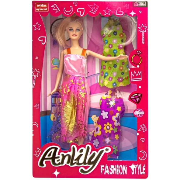 Anlily Yedek Elbiseli Bebek Seti - 02252 ürün görseli 1