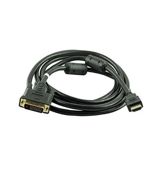 Hdmi To Dvi 24+1 Çevirici Çift Yönlü Monitör Kablosu 3 Metre ürün görseli 1