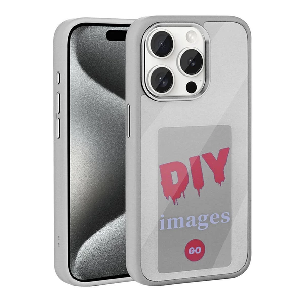 iPhone 15 Pro Max Kılıf Ekranı Yansıtan Akıllı NFC Kapak ürün görseli 1