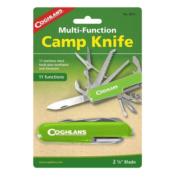 Coghlans Camp Knife Kamp Bıçağı 11 Fonksiyon Code 9511 ürün görseli 1