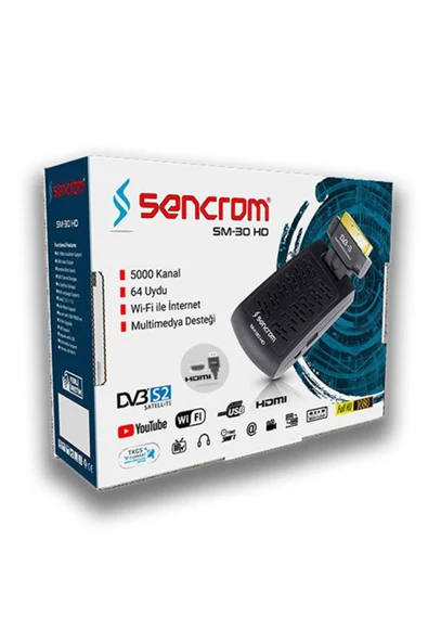 Sencrom Sm 30 Hdmı-Scart Uydu Alıcısı ürün görseli 1