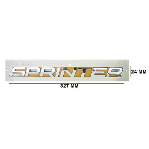 MERCEDES Sprinter Bagaj Yazı 327mm-24mm 2019-2021 ürün görseli 1