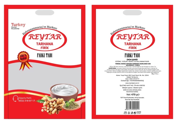 Reyhatad Cips Maraş Tarhana 0,475gr ürün görseli 1