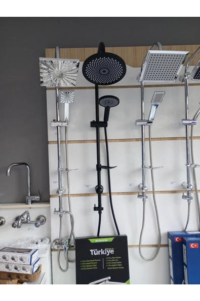 HARMONİCA  Harmonica Siyah Robot Duş Seti - Resim 2
