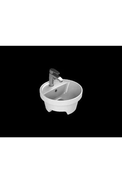 Turkuaz  Suit Tezgahüstü Lavabo Ø 38 cm ürün görseli 1