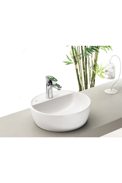 Turkuaz  One Tezgahüstü Lavabo Ø42 cm ürün görseli 1