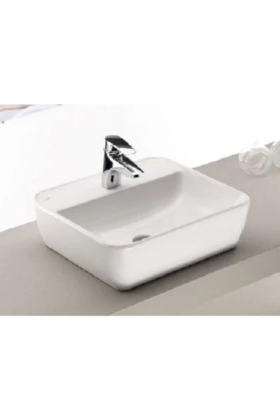 Turkuaz  One Tezgahüstü Lavabo 46x42 cm ürün görseli 1