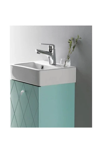 Turkuaz  Mini Lavabo 28 x 37 cm - Resim 2