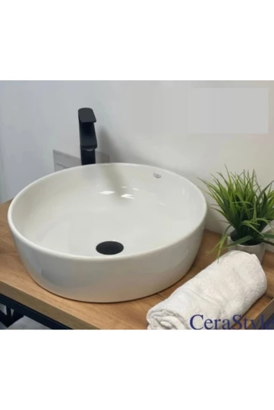 Turkuaz  One Tezgahüstü Lavabo Ø46 cm ürün görseli 1