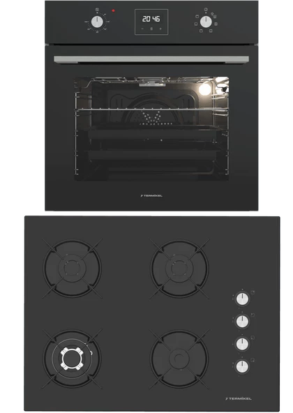 Termikel Ankastre Set (BO O64D5C B + BH P7194C B) - Resim 3