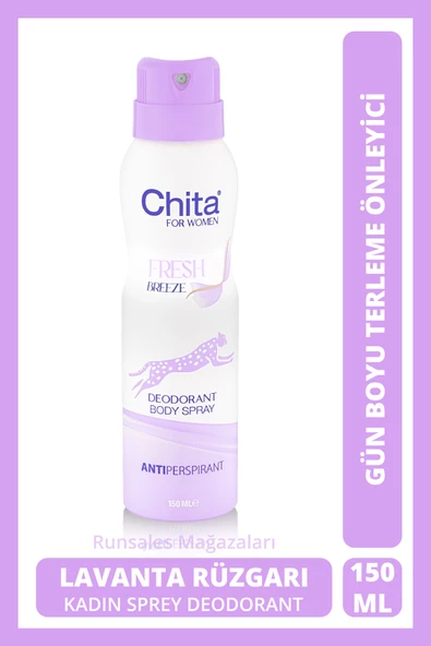 Chita Kadın Deodorant Fresh Breeze Ter Kokusu Önleyici 150 Ml ürün görseli 1