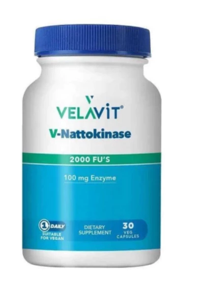 Velavit V-Nattokinase 30 Kapsül ürün görseli 1