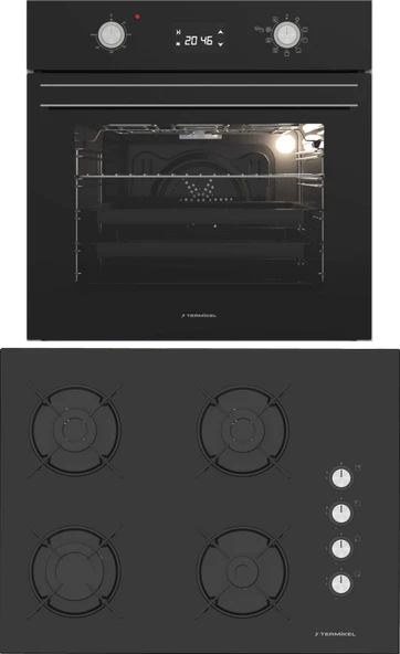 Termikel Ankastre Set (BO O6555C DB + BH P7144C B) ürün görseli 1