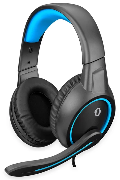 Snopy SN-GX1 ERGO Siyah/Mavi Gaming Mikrofonlu Kulaklık ürün görseli 1