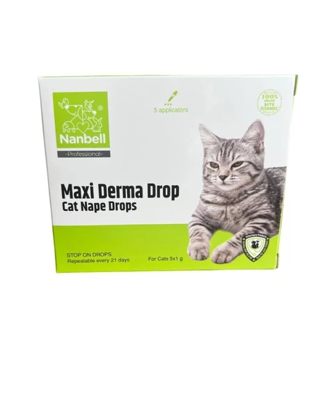 Nanbell Professional Kedi Ense Damlası 1grx5adet 1 KUTU ürün görseli 1