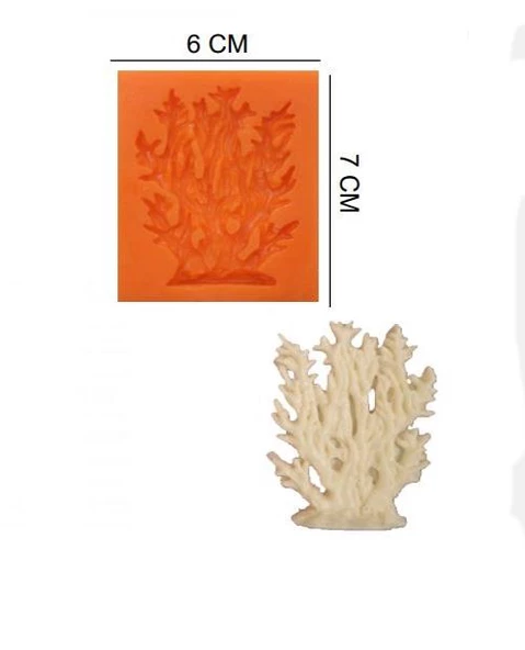 ŞEKER HAMUR KALIBI SİLİKON AĞAÇ 6*7 CM ürün görseli 1