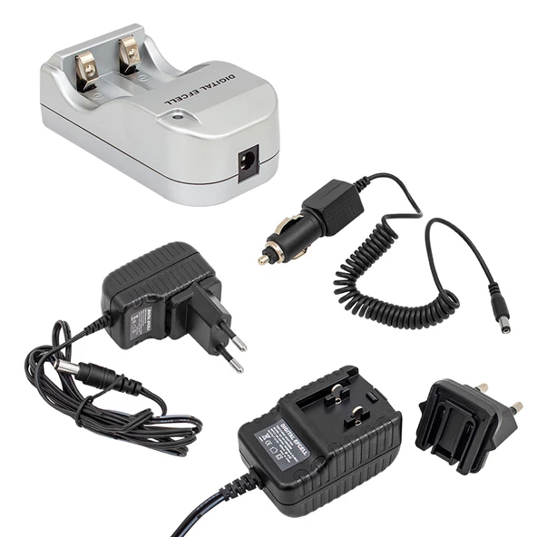 Digital Efcell 123A - 16340 - 17335 2’Li Ev Ve Araç Pil Şarj Cihazı ürün görseli 1