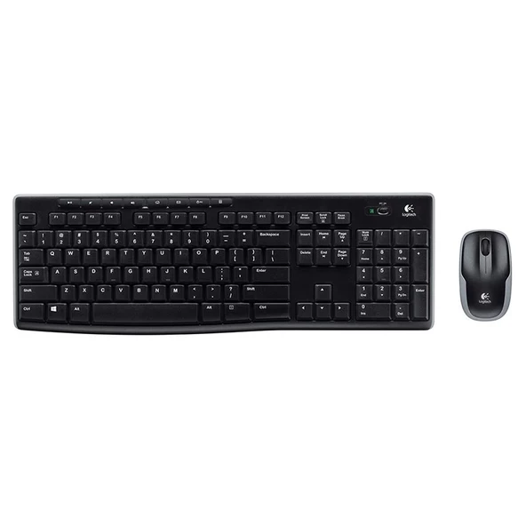 Logitech MK270 Kablosuz Klavye Set Mm Q Tr Siyah - Resim 4