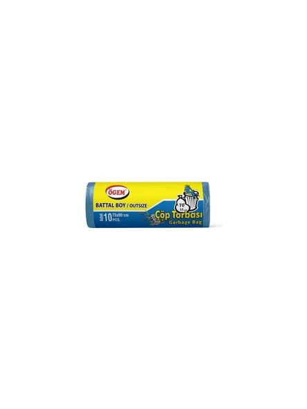 Ögem Battal Boy Çöp Torbası-75X90 cm-70 Litre-10'lu ürün görseli 1