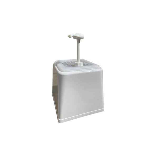 Mayonez Dispenseri | Pompalı | Beyaz Stand 2.5L ürün görseli 1